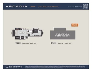 2026 Keystone RV Arcadia Full Size Flyer page 1