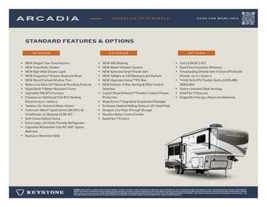 2026 Keystone RV Arcadia Super Lite Flyer page 2