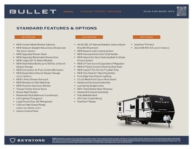 2026 Keystone RV Bullet Classic Brochure page 2
