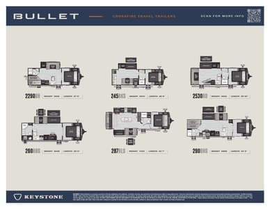 2026 Keystone RV Bullet Crossfire Flyer page 1