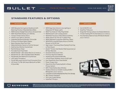 2026 Keystone RV Bullet Premium Brochure page 2
