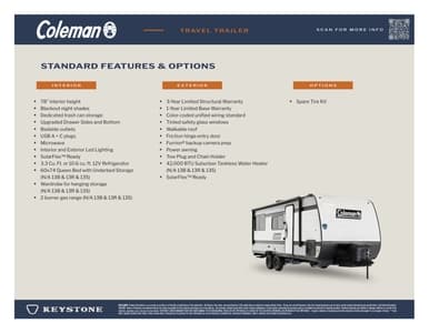 2026 Keystone RV Coleman Flyer page 2