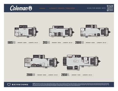 2026 Keystone RV Coleman Legacy Flyer page 1