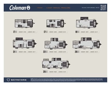 2026 Keystone RV Coleman Light Flyer page 1
