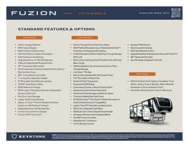 2026 Keystone RV Fuzion Flyer page 2
