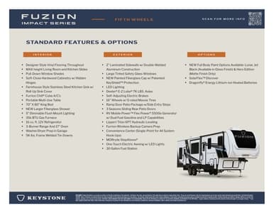 2026 Keystone RV Fuzion Impact Fifth Wheels Flyer page 2