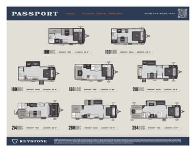 2026 Keystone RV Passport Classic Flyer page 1