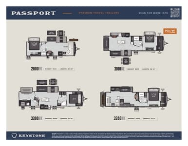 2026 Keystone RV Passport Premium Flyer page 1