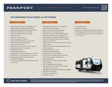 2026 Keystone RV Passport Premium Flyer page 2