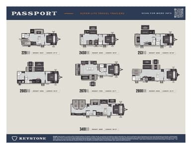 2026 Keystone RV Passport Super Lite Flyer page 1