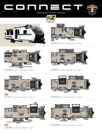 2026 KZ RV Connect Flyer