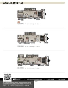 2026 KZ RV Connect SE Flyer page 2