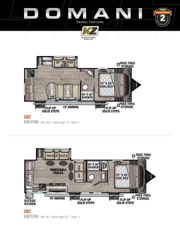 2026 KZ RV Domani Flyer