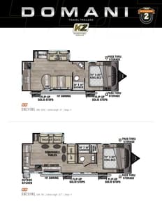 2026 KZ RV Domani Flyer page 1