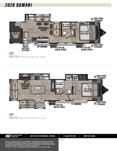 2026 KZ RV Domani Flyer page 2