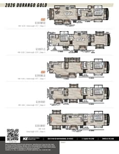 2026 KZ RV Durango Gold Flyer page 2