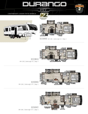 2026 KZ RV Durango HT Flyer