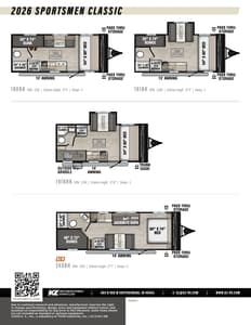 2026 KZ RV Sportsmen Classic Flyer page 2