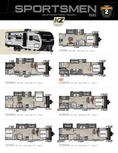 2026 KZ RV Sportsmen SE Flyer page 1