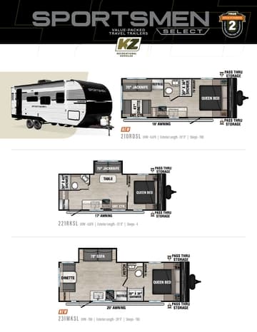 2026 KZ RV Sportsmen Select Flyer