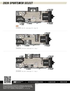 2026 KZ RV Sportsmen Select Flyer page 2