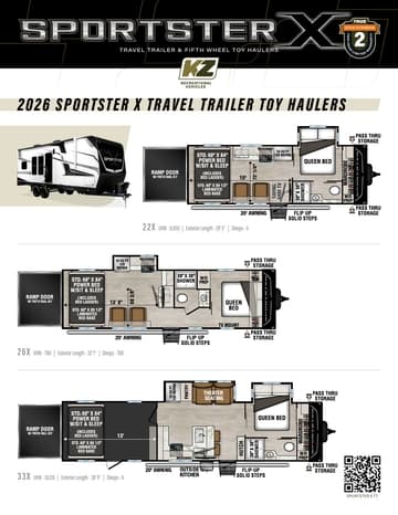 2026 KZ RV Sportster X Flyer