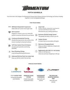 2026 Lance Momentum Brochure page 14