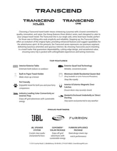 2026 Lance Transcend Brochure page 3