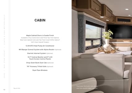 2026 Newmar Bay Star Sport Brochure page 10