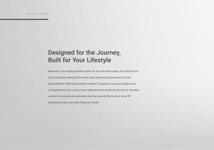 2026 Newmar Dutch Star Brochure page 2