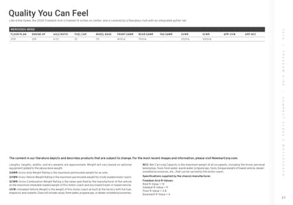 2026 Newmar Freedom Aire Brochure page 27