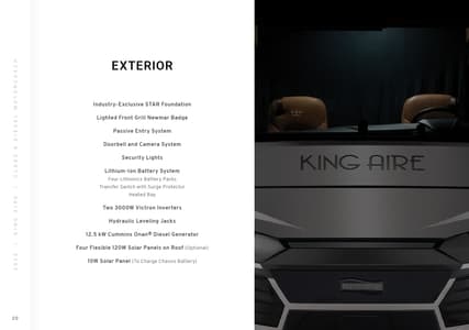 2026 Newmar King Aire Brochure page 20