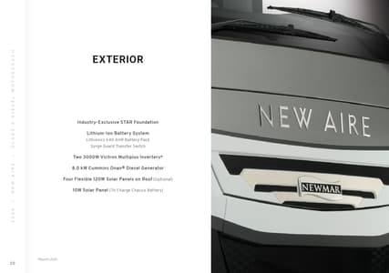 2026 Newmar New Aire Brochure page 20