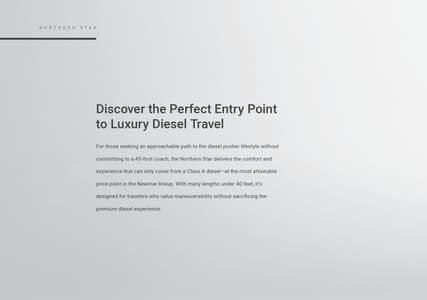 2026 Newmar Northern Star Brochure page 2