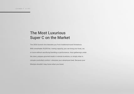 2026 Newmar Summit Aire Brochure page 2