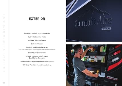 2026 Newmar Summit Aire Brochure page 20