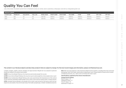 2026 Newmar Summit Aire Brochure page 31