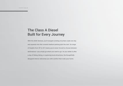 2026 Newmar Ventana Brochure page 2