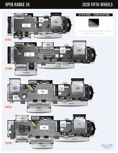 2026 Open Range RV Open Range 3X Fifth Wheels Flyer page 1