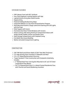 2026 Renegade RV Classic Brochure page 29