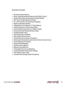 2026 Renegade RV Classic Brochure page 31