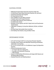 2026 Renegade RV Classic Brochure page 33