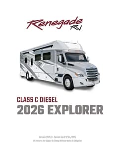 2026 Renegade RV Explorer Brochure page 1