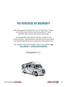 2026 Renegade RV Explorer Brochure page 29