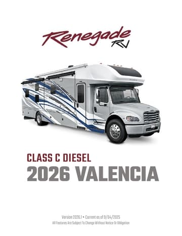 2026 Renegade RV Valencia Brochure