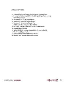 2026 Renegade RV Valencia Brochure page 25