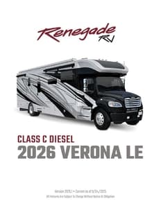 2026 Renegade RV Verona LE Brochure page 1