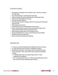 2026 Renegade RV Verona LE Brochure page 21