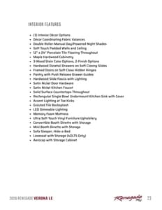 2026 Renegade RV Verona LE Brochure page 23