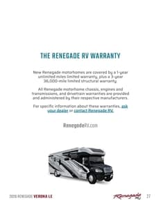 2026 Renegade RV Verona LE Brochure page 27
